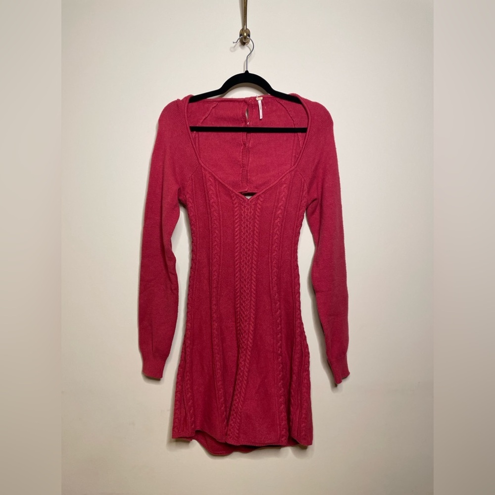 Free People Small World Sweater Knit Open Back Mini
Dress - Picture 2 of 6